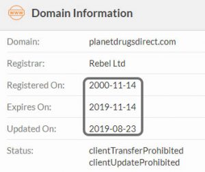 registered in 2000