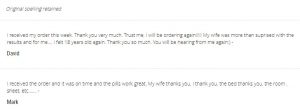 fake comments
