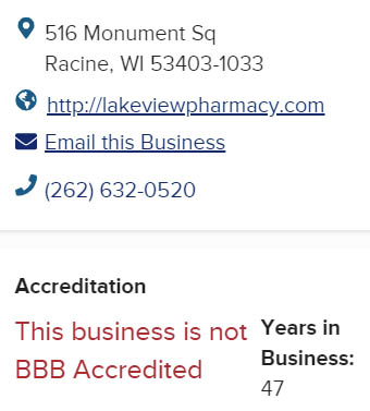 not accredited