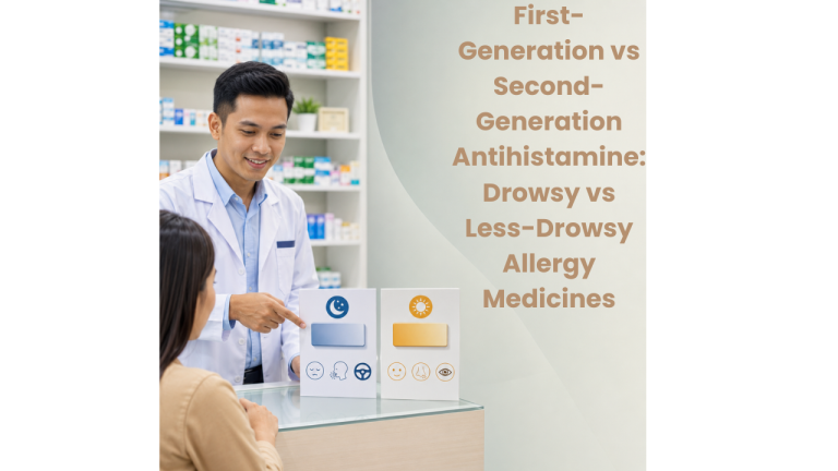 First-Generation vs Second-Generation Antihistamines: Drowsy vs Less-Drowsy Allergy Medicines